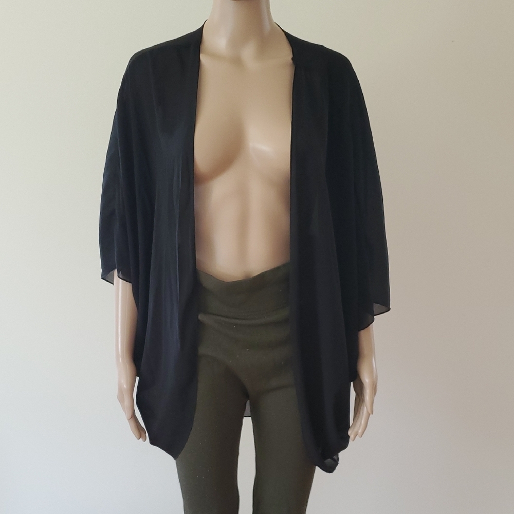 Sheer Black Coverup